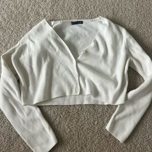 Brandy Melville Cream Knit Cardigan